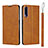 Leather Case Stands Flip Cover L09 Holder for Huawei Honor 9X Pro Orange