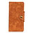 Leather Case Stands Flip Cover L09 Holder for Motorola Moto One Fusion Plus Orange