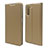 Leather Case Stands Flip Cover L09 Holder for Oppo Reno3 A Gold