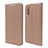Leather Case Stands Flip Cover L09 Holder for Oppo Reno3 A Rose Gold