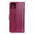Leather Case Stands Flip Cover L09 Holder for Samsung Galaxy A71 5G Red Wine