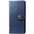 Leather Case Stands Flip Cover L09 Holder for Samsung Galaxy M21s Blue