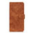 Leather Case Stands Flip Cover L09 Holder for Samsung Galaxy S20 FE 5G Brown