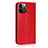 Leather Case Stands Flip Cover L10 Holder for Apple iPhone 12 Pro Max Red Wine