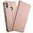 Leather Case Stands Flip Cover L10 Holder for Huawei Honor 10 Lite Rose Gold