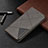 Leather Case Stands Flip Cover L10 Holder for Huawei Y6p Gray