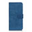 Leather Case Stands Flip Cover L10 Holder for Oppo A53s Blue