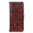 Leather Case Stands Flip Cover L10 Holder for Realme Q2 Pro 5G Brown