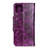 Leather Case Stands Flip Cover L10 Holder for Samsung Galaxy A71 5G Purple