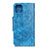 Leather Case Stands Flip Cover L10 Holder for Samsung Galaxy A71 5G Sky Blue