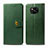 Leather Case Stands Flip Cover L10 Holder for Xiaomi Poco X3 NFC Green