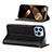 Leather Case Stands Flip Cover L11 Holder for Apple iPhone 14 Pro Max