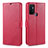 Leather Case Stands Flip Cover L11 Holder for Oppo A32 Red