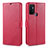 Leather Case Stands Flip Cover L11 Holder for Oppo A33 Red