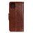 Leather Case Stands Flip Cover L11 Holder for Samsung Galaxy A71 5G Brown