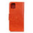 Leather Case Stands Flip Cover L11 Holder for Samsung Galaxy A71 5G Orange