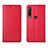 Leather Case Stands Flip Cover L12 Holder for Huawei Honor 9C Red