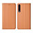 Leather Case Stands Flip Cover L12 Holder for Huawei Honor 9X Pro Orange