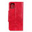 Leather Case Stands Flip Cover L12 Holder for Samsung Galaxy A71 5G Red