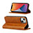 Leather Case Stands Flip Cover L14 Holder for Apple iPhone 14 Plus