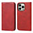 Leather Case Stands Flip Cover L14 Holder for Apple iPhone 14 Pro Max Red