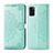Leather Case Stands Flip Cover L14 Holder for Samsung Galaxy A41 Green