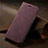 Leather Case Stands Flip Cover L15 Holder for Samsung Galaxy A71 5G Red Wine