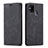 Leather Case Stands Flip Cover L15 Holder for Samsung Galaxy M21s Black