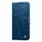 Leather Case Stands Flip Cover L16 Holder for Samsung Galaxy A31 Blue
