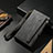Leather Case Stands Flip Cover L17 Holder for Apple iPhone 13 Pro Max Black