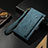Leather Case Stands Flip Cover L17 Holder for Apple iPhone 13 Pro Max Blue