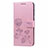 Leather Case Stands Flip Cover L17 Holder for Samsung Galaxy A31 Pink