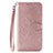 Leather Case Stands Flip Cover L18 Holder for Huawei Honor 9C Rose Gold