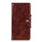 Leather Case Stands Flip Cover L19 Holder for Realme V5 5G Brown