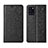 Leather Case Stands Flip Cover L19 Holder for Samsung Galaxy A31 Black