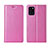 Leather Case Stands Flip Cover L19 Holder for Samsung Galaxy A31 Pink
