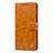 Leather Case Stands Flip Cover L23 Holder for Samsung Galaxy A71 5G Orange