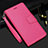 Leather Case Stands Flip Cover L24 Holder for Samsung Galaxy A41 Hot Pink