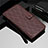 Leather Case Stands Flip Cover L28 Holder for Samsung Galaxy A71 5G Brown