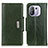 Leather Case Stands Flip Cover M01L Holder for Xiaomi Mi 11 Pro 5G Green