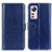 Leather Case Stands Flip Cover M15L Holder for Xiaomi Mi 12 5G Blue