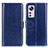 Leather Case Stands Flip Cover M15L Holder for Xiaomi Mi 12 Pro 5G Blue