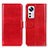 Leather Case Stands Flip Cover M15L Holder for Xiaomi Mi 12S 5G Red