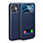Leather Case Stands Flip Cover N01 Holder for Apple iPhone 12 Blue