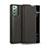 Leather Case Stands Flip Cover N01 Holder for Samsung Galaxy Note 20 5G Black