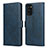 Leather Case Stands Flip Cover N02 Holder for Samsung Galaxy Note 20 5G Blue