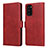 Leather Case Stands Flip Cover N02 Holder for Samsung Galaxy Note 20 5G Red