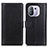 Leather Case Stands Flip Cover N02P Holder for Xiaomi Mi 11 Pro 5G Black