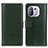 Leather Case Stands Flip Cover N02P Holder for Xiaomi Mi 11 Pro 5G Green