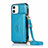 Leather Case Stands Flip Cover N03 Holder for Apple iPhone 12 Mini